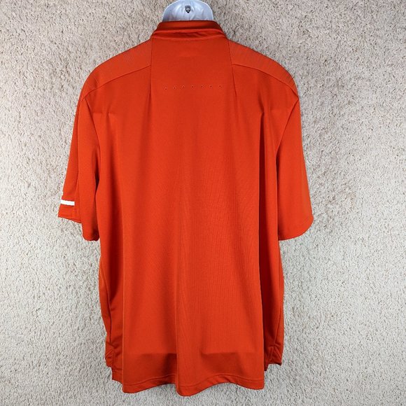 adidas* Men's Short Sleeve‎ Straight Hem Hidden Button Polo Athletic Shirt~ 2XL - Picture 12 of 16